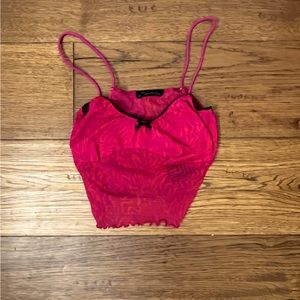 Urban Outfitters small zebra hot pink and orange set!